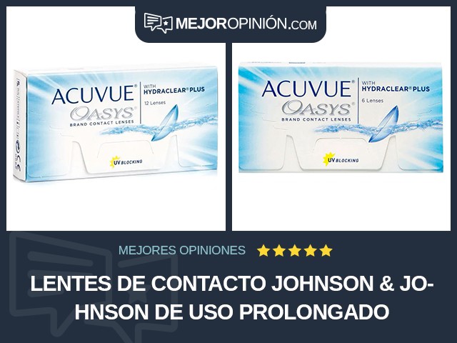 Lentes de contacto Johnson & Johnson De uso prolongado