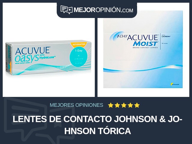 Lentes de contacto Johnson & Johnson Tórica