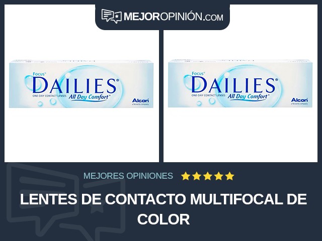 Lentes de contacto Multifocal De color