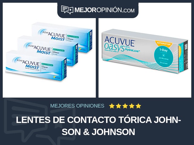 Lentes de contacto Tórica Johnson & Johnson