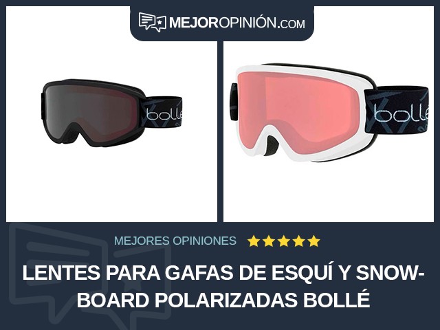 Lentes para gafas de esquí y snowboard Polarizadas Bollé