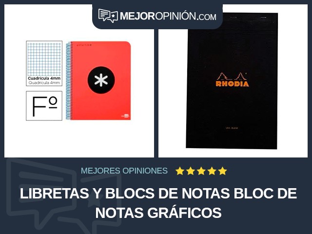 Libretas y blocs de notas Bloc de notas Gráficos