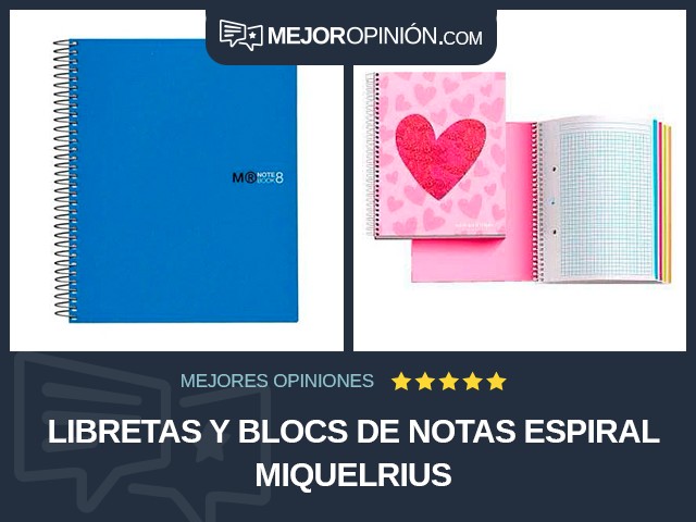 Libretas y blocs de notas Espiral Miquelrius