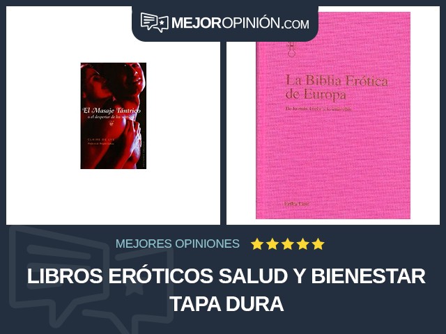 Libros eróticos Salud y bienestar Tapa dura