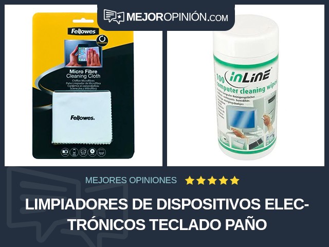 Limpiadores de dispositivos electrónicos Teclado Paño