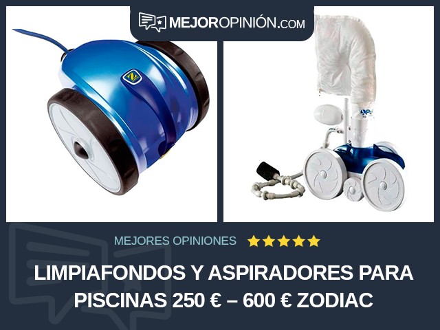 Limpiafondos y aspiradores para piscinas 250 € – 600 € Zodiac