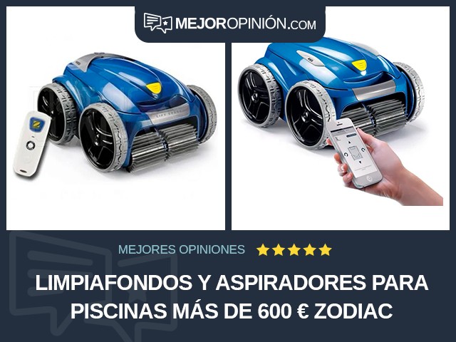 Limpiafondos y aspiradores para piscinas Más de 600 € Zodiac