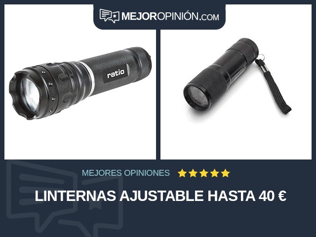 Linternas Ajustable Hasta 40 €