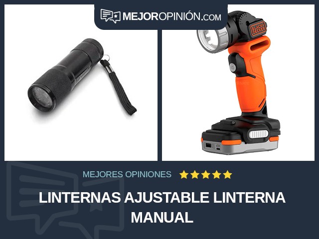 Linternas Ajustable Linterna manual