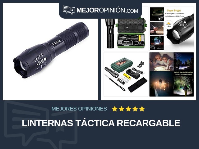 Linternas Táctica Recargable