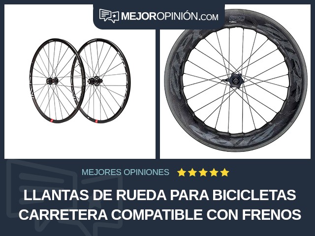 Llantas de rueda para bicicletas Carretera Compatible con frenos de disco