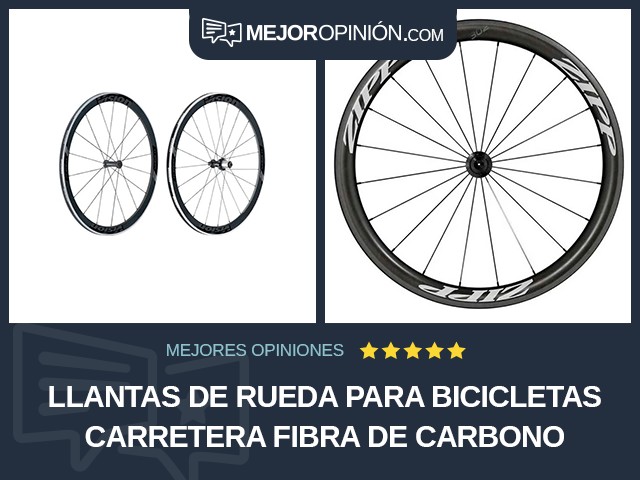 Llantas de rueda para bicicletas Carretera Fibra de carbono