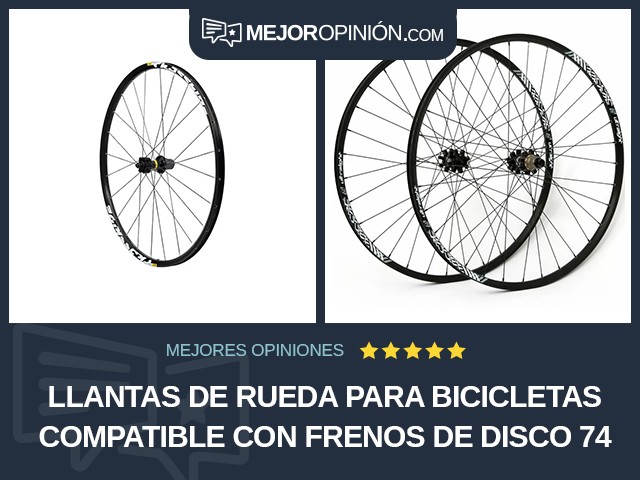 Llantas de rueda para bicicletas Compatible con frenos de disco 74 cm