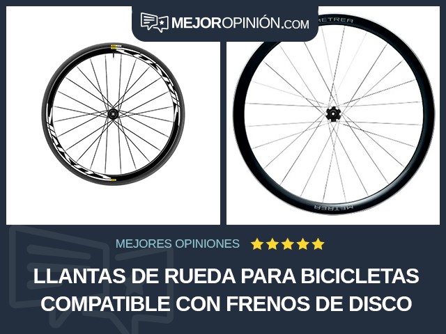 Llantas de rueda para bicicletas Compatible con frenos de disco Rueda delantera