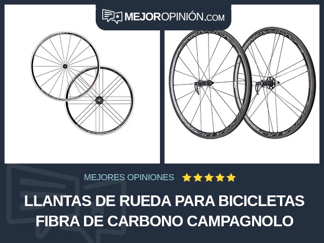 Llantas de rueda para bicicletas Fibra de carbono Campagnolo