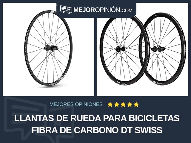 Llantas de rueda para bicicletas Fibra de carbono DT Swiss