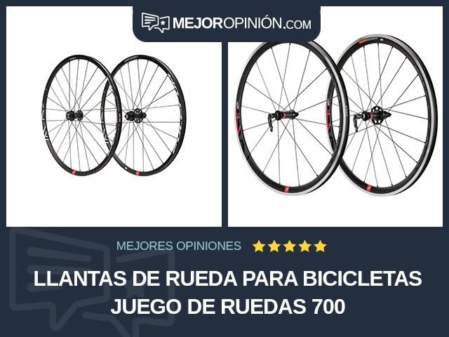 Llantas de rueda para bicicletas Juego de ruedas 700