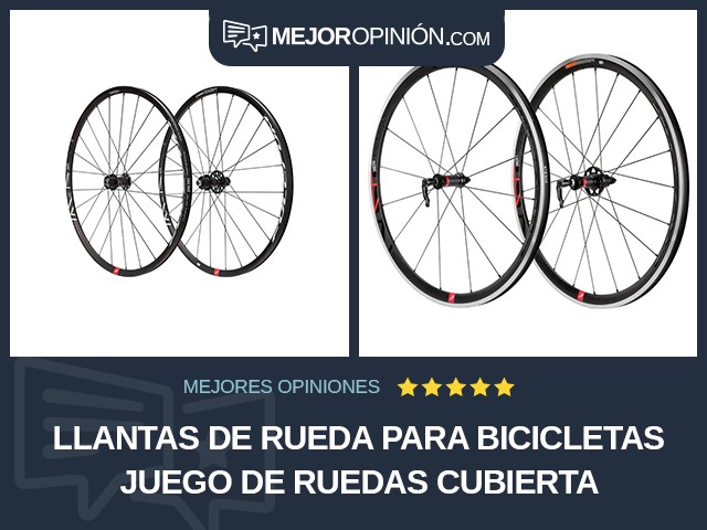 Llantas de rueda para bicicletas Juego de ruedas Cubierta