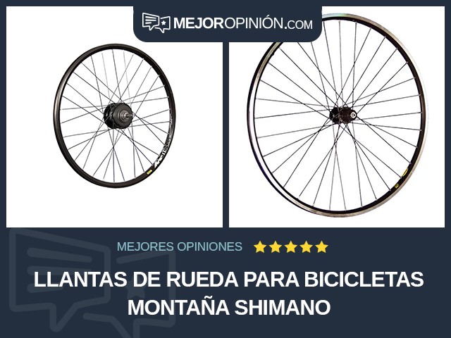 Llantas de rueda para bicicletas Montaña Shimano