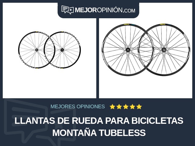 Llantas de rueda para bicicletas Montaña Tubeless