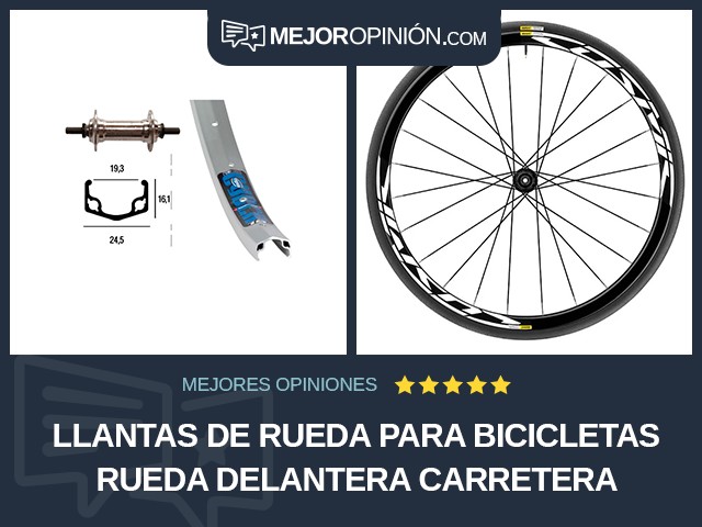 Llantas de rueda para bicicletas Rueda delantera Carretera