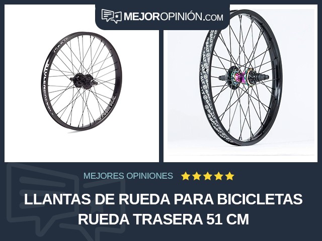 Llantas de rueda para bicicletas Rueda trasera 51 cm