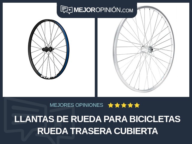 Llantas de rueda para bicicletas Rueda trasera Cubierta