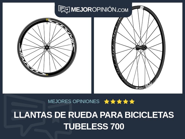 Llantas de rueda para bicicletas Tubeless 700