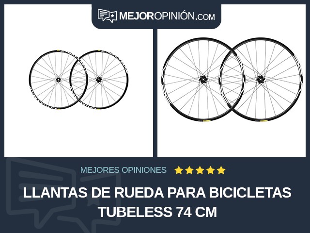 Llantas de rueda para bicicletas Tubeless 74 cm