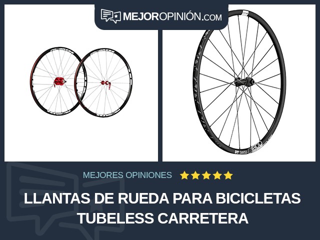 Llantas de rueda para bicicletas Tubeless Carretera