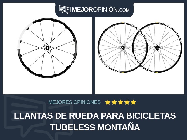 Llantas de rueda para bicicletas Tubeless Montaña