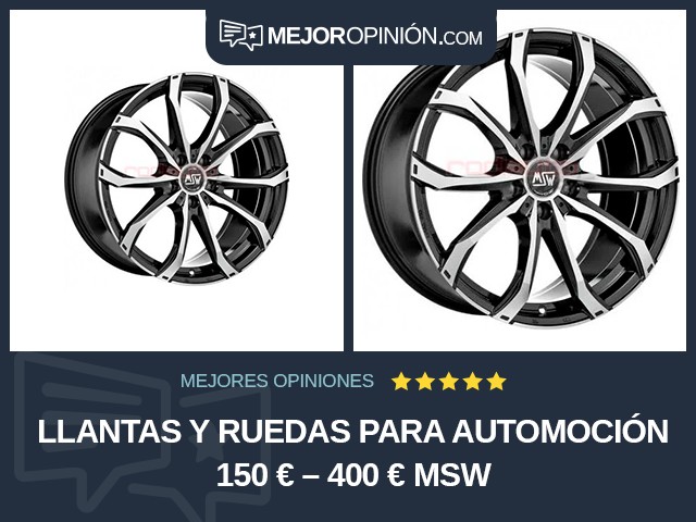 Llantas y ruedas para automoción 150 € – 400 € MSW