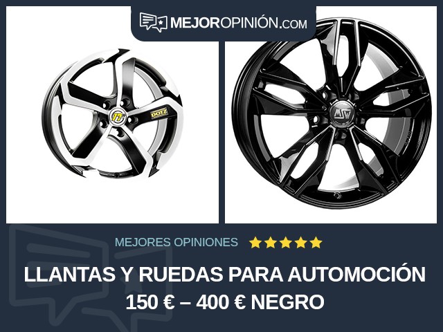 Llantas y ruedas para automoción 150 € – 400 € Negro