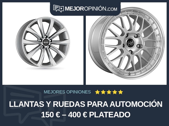 Llantas y ruedas para automoción 150 € – 400 € Plateado