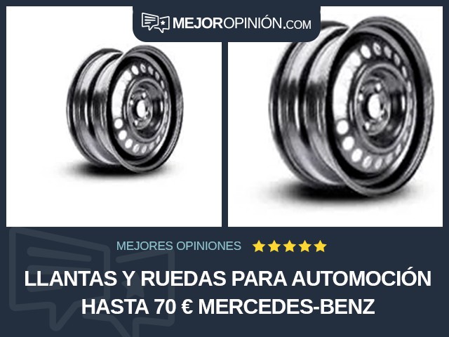 Llantas y ruedas para automoción Hasta 70 € Mercedes-Benz