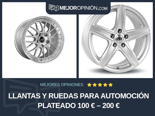 Llantas y ruedas para automoción Plateado 100 € – 200 €