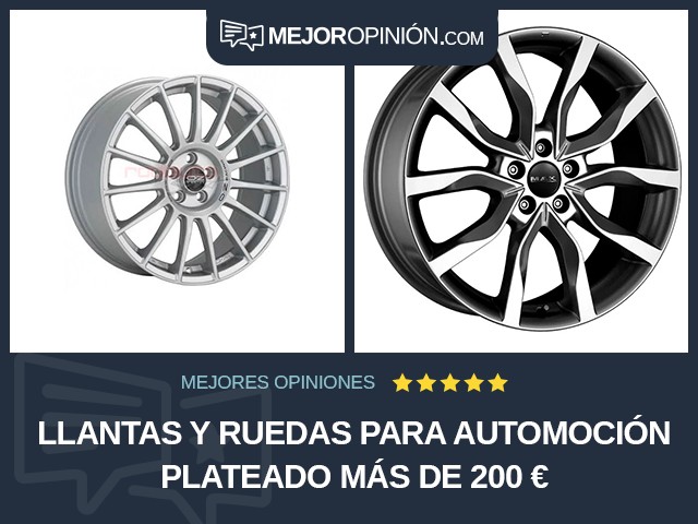 Llantas y ruedas para automoción Plateado Más de 200 €