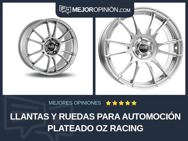 Llantas y ruedas para automoción Plateado OZ Racing