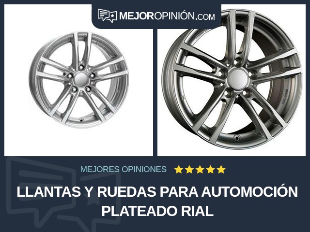 Llantas y ruedas para automoción Plateado RIAL