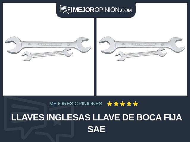 Llaves inglesas Llave de boca fija SAE