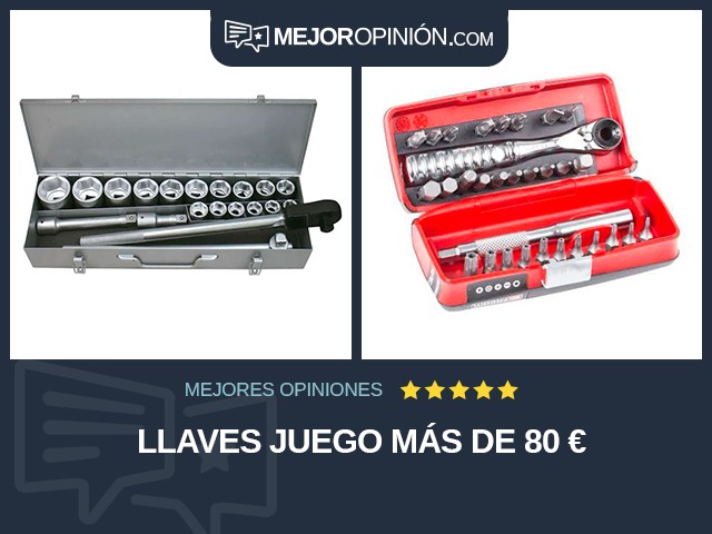 Llaves Juego Más de 80 €