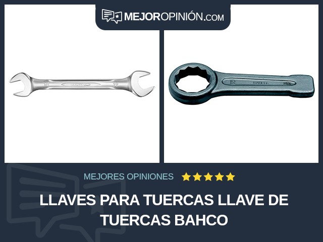 Llaves para tuercas Llave de tuercas Bahco