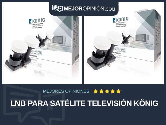 LNB para satélite Televisión König