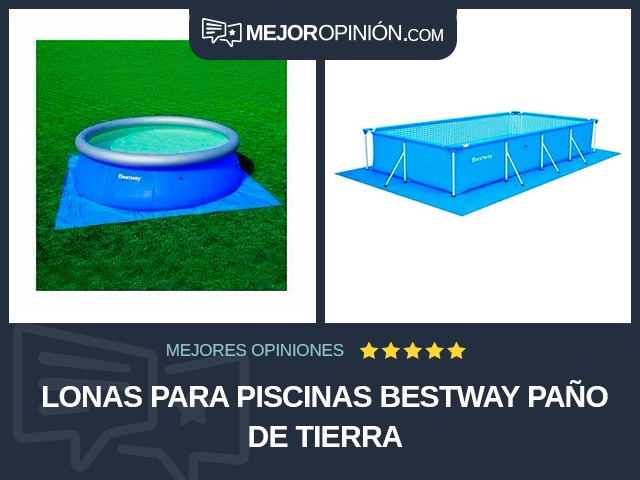 Lonas para piscinas Bestway Paño de tierra