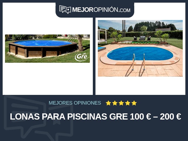 Lonas para piscinas GRE 100 € – 200 €