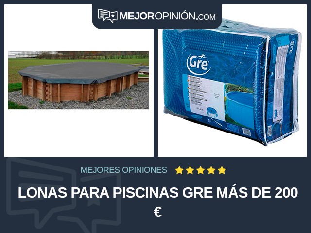 Lonas para piscinas GRE Más de 200 €