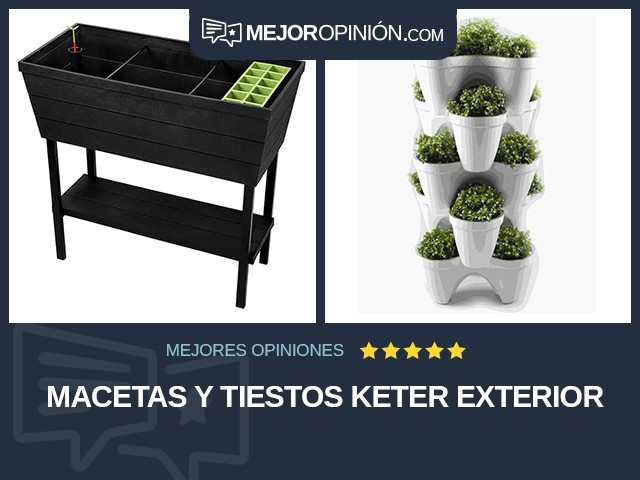 Macetas y tiestos Keter Exterior