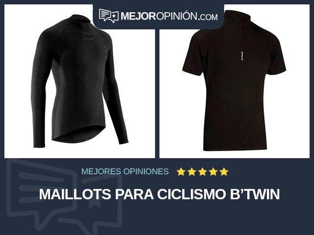 Maillots para ciclismo B'TWIN