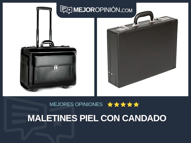 Maletines Piel Con candado