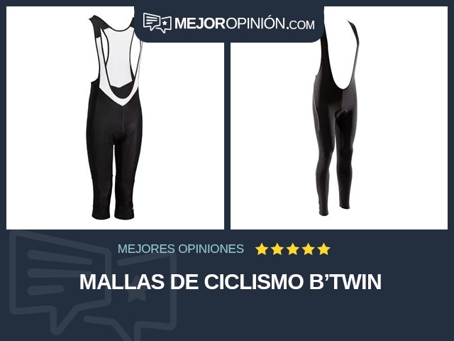 Mallas de ciclismo B'TWIN